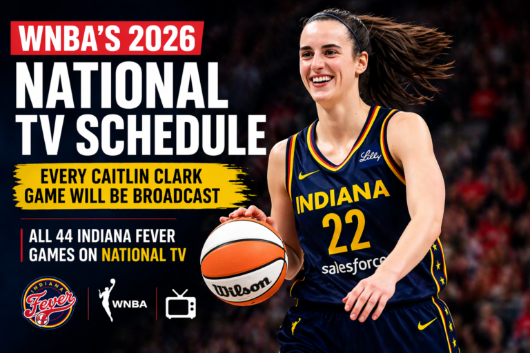 Caitlin Clark Effect: Every Indiana Fever Game Will Be Nationally Broadcast in 2026